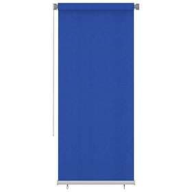 vidaXL Rullgardin utomhus 100 x 230 cm blå HDPE 312850