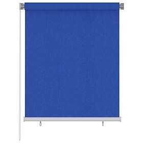 vidaXL Rullgardin utomhus 120x140 cm blå HDPE 312838