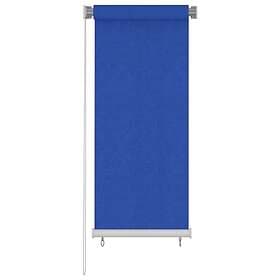 vidaXL Rullgardin utomhus 60x140 cm blå HDPE 312835