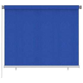 vidaXL Rullgardin utomhus 180x140 cm blå HDPE 312841