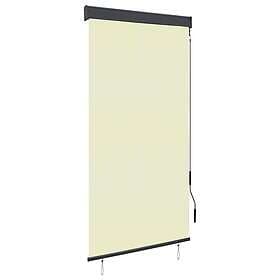 vidaXL Rullgardin utomhus 80x250 cm gräddvit 145953