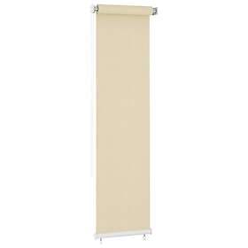 vidaXL Rullgardin utomhus gräddvit 60x230 cm HDPE 312614