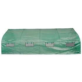 vidaXL Tunnel Greenhouse 18m² (Steel Frame)