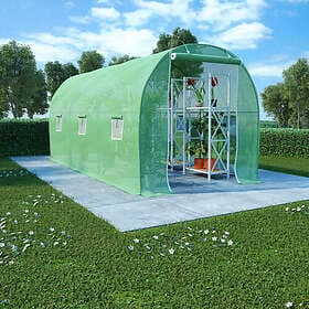 vidaXL 48165 Greenhouse 9 m² (Aluminium/Polycarbonate)