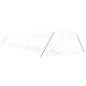 vidaXL Greenhouse 60 m² (Steel/White)