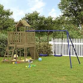 vidaXL Lekplats impregnerad furu 3155839