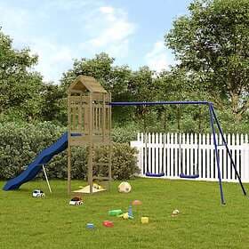 vidaXL Lekplats impregnerad furu 3156966