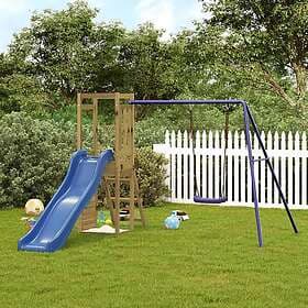 vidaXL Lekplats impregnerad furu 3155926