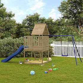 vidaXL Lekplats impregnerad furu 3155938