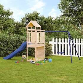 vidaXL Lekplats massiv furu 3155903