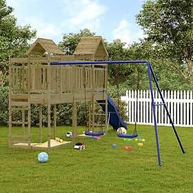 vidaXL Lekplats impregnerad furu 3156894