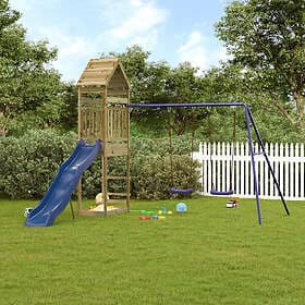 vidaXL Lekplats impregnerad furu 3156912