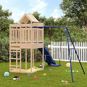 vidaXL Lekplats massiv furu 3156883