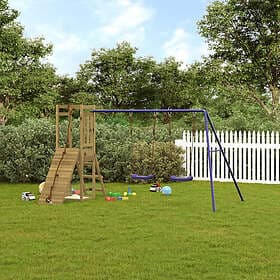 vidaXL Lekplats impregnerad furu 3155923