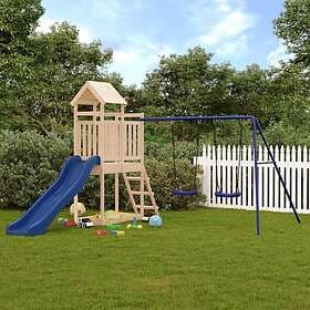 vidaXL Lekplats massiv furu 3155879