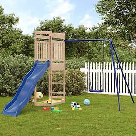 vidaXL Lekplats massiv furu 3157033