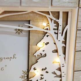 Reusable Wooden Advent Calendar with Lighting and 24 Drawers