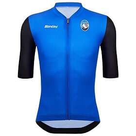 Santini Atalanta Short Sleeve Jersey Blå M Man