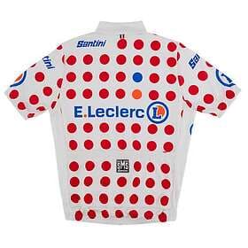 Santini Tour De France Overall Leader 2022 Short Sleeve Jersey Vit 11 Years