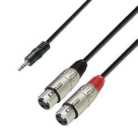 Adam Hall 1x3.5mm Ma > 2xXLR Fe [6m]