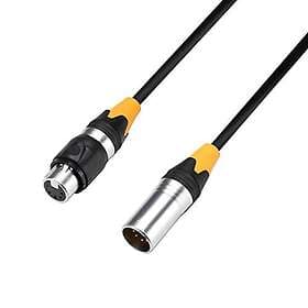 Adam Hall DMX AES/EBU 5-pole XLR Ma > Fe IP65 1.5 m