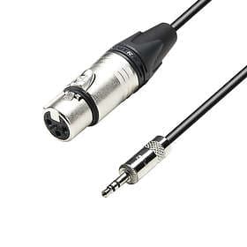Adam Hall XLR Fe > 3.5mm Ma 3m