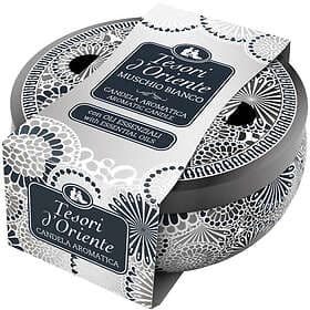 Tesori d'Oriente White Musk Stearin Candle Round 1pcs