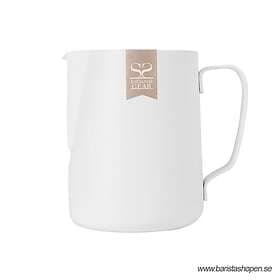 Espresso Gear Pitcher White Non Stick Pitcher för att skumma mjölk till cappucci