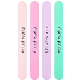 Brushworks Pastel Coloured Nail Files 4 st