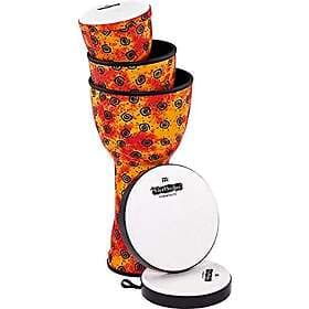 MEINL VR-SDJSET-SH Viva Rhythm Djembe Set (8',10',12') Synthetic Head