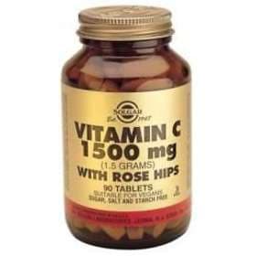 Solgar Vitamin C 1500mg with Rose Hips 90 Tablets