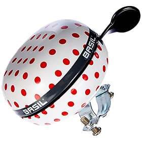 Basil Ringklocka Polkadot vit/röd