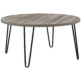Dorel Home Soffbord Owen Retro Round Brown Engineered Wood 90 46