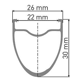 DT Swiss Spline 1600 Hooked Crotchet Tubeless Tape 25 Mm 622 Mm Disc Center Lock