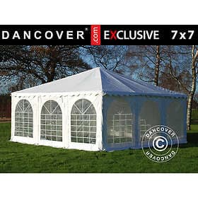 Dancover Pagoda tält Exclusive 7x7m PVC, Vit