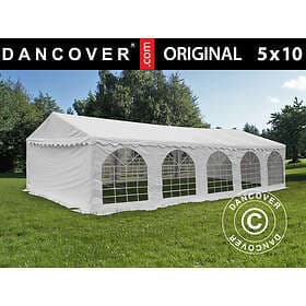 Dancover Partytält Festtält Original 5x10m PVC, Vit