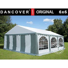 Dancover Partytält Festtält Original 6x6m PVC, Grey/Vit