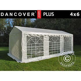 Dancover Partytält Festtält PLUS 4x6m PE, Vit