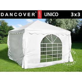 Dancover Partytält Festtält UNICO 3x3m, Vit