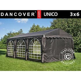Dancover Partytält Festtält UNICO 3x6m, Svart
