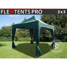 Dancover Snabbtält Depåtält Easy-up tält Eventtält Partytält FleXtents PRO 3x3m 