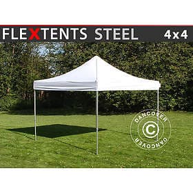 Dancover Snabbtält Depåtält Easy-up tält Eventtält Partytält FleXtents Steel 4x4