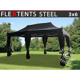 Dancover Snabbtält Depåtält Easy-up tält Eventtält Partytält FleXtents Steel 3x6