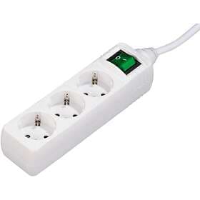 Hama 3-Way Power Strip with Switch 3m