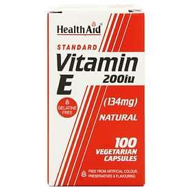 HealthAid Vitamin E 200IU Natural 100 Capsules