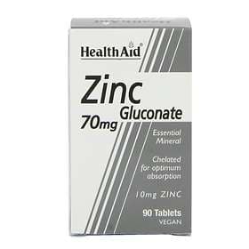 HealthAid Zinc Gluconate 70mg 90 Tablets