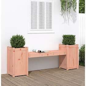 vidaXL Bench med odlingslåda 180x36x63 cm massivt douglasträ 825168