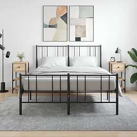vidaXL Sängbord 2 st sonoma-ek 34x36x70 cm konstruerat trä 825976