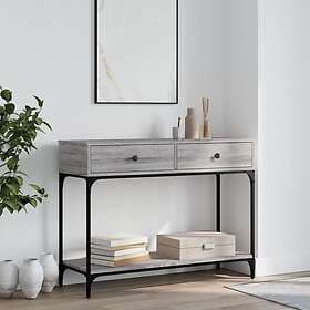 vidaXL Accent Table Grey Sonoma 100x34.5x75 cm Engineered Wood 833396