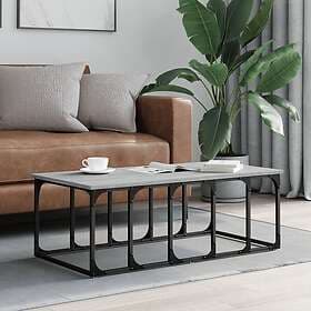 vidaXL Soffbord grå sonoma 100x50x35.5 cm konstruerat trä 833381